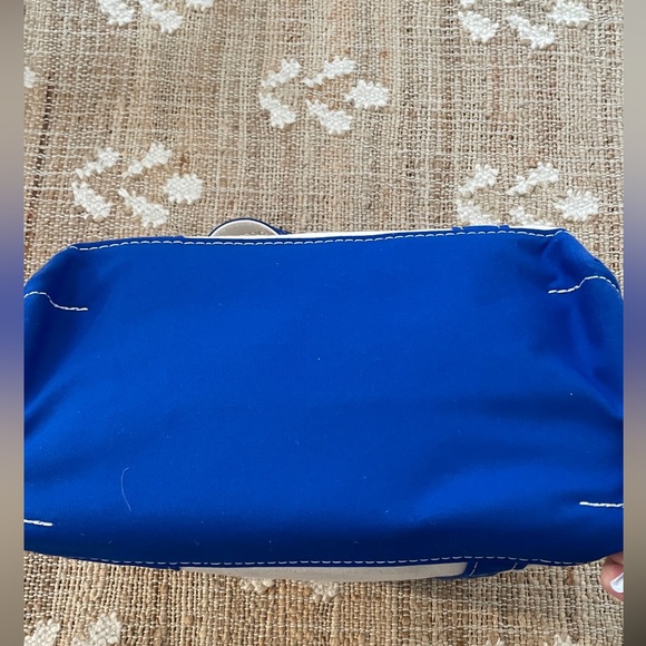 L.L. Bean Boat And Tote Zip Top Small Regular Handles Regatta Blue - Picture 7 of 9